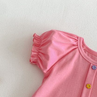 ベビー・幼児用女の子用花柄フリルTシャツ - image 7