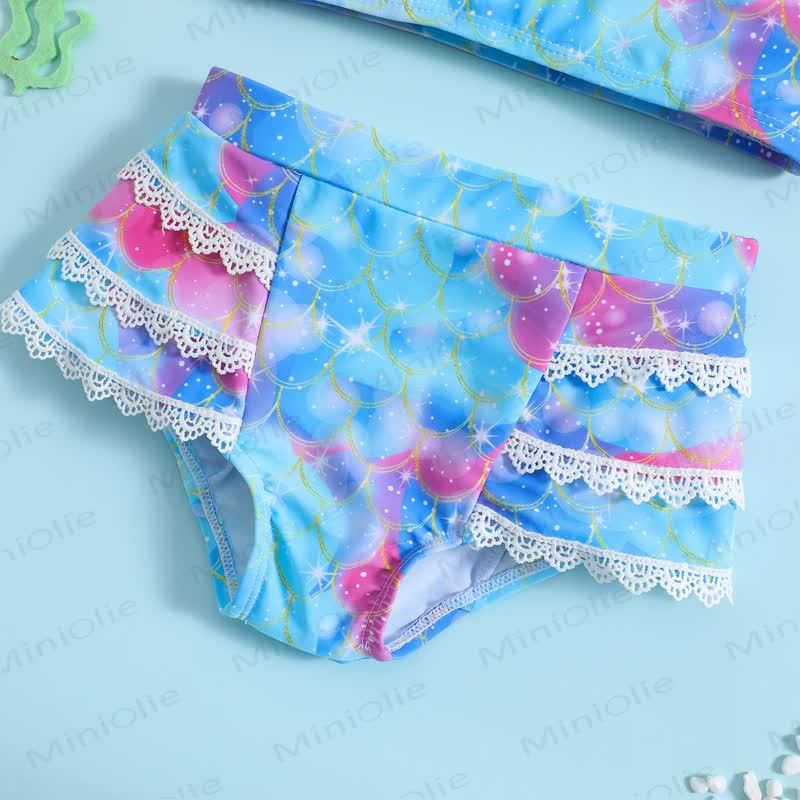 幼児用女の子マーメイドツーピース水着 - image 5