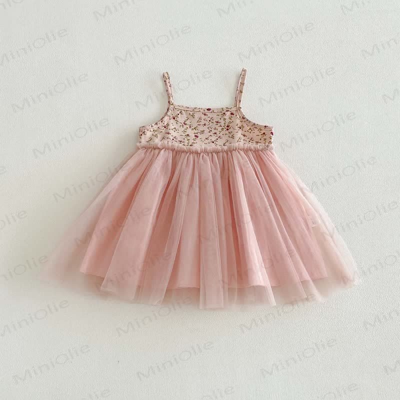 ベビーフローラルチュールノースリーブDress - ピンク - 2～3歳 - image 3