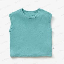 ベビー・幼児用無地クルーネックTシャツ - 緑 - 4～5歳 - image 3
