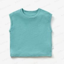 ベビー・幼児用無地クルーネックTシャツ - 緑 - 4～5歳 - image 3