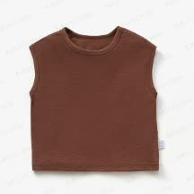 ベビー・幼児用無地クルーネックTシャツ - 茶色 - 4～5歳 - image 4