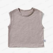ベビー・幼児用無地クルーネックTシャツ - グレー - 4～5歳 - image 6
