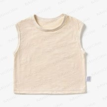 ベビー・幼児用無地クルーネックTシャツ - ベージュ - 4～5歳 - image 7