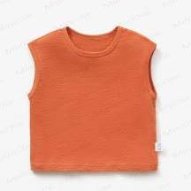 ベビー・幼児用無地クルーネックTシャツ - オレンジ - 4～5歳 - image 8