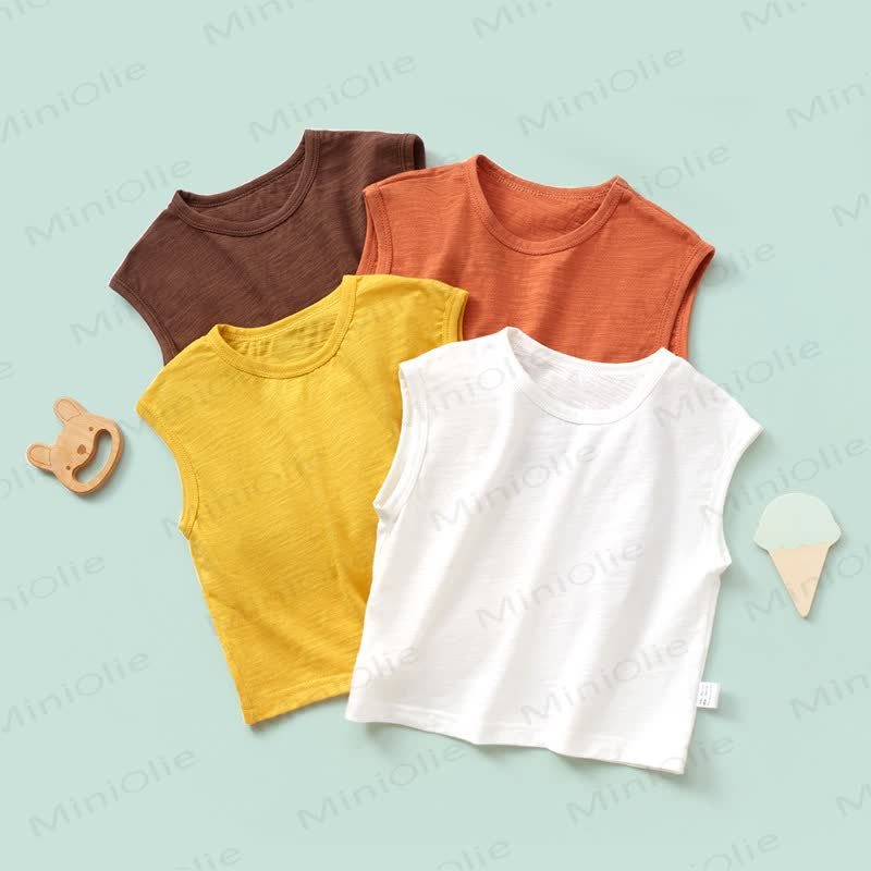 ベビー・幼児用無地クルーネックTシャツ - image 1