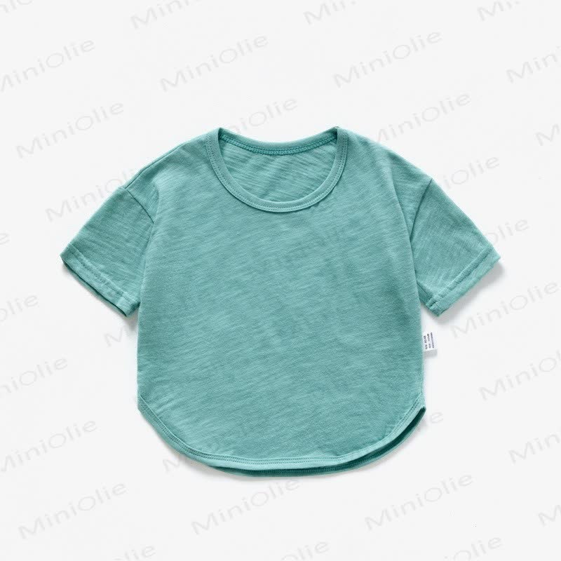 ベビー・幼児用無地サマーTシャツ - 緑 - 4～5歳 - image 3