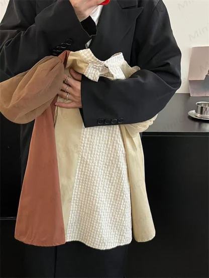 幼児用女の子向けコットンパッチワークパフスリーブDress - image 4