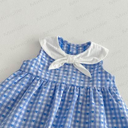 ベビー・幼児用ギンガムチェック柄セーラーカラーDress、リボンベスト、またはギンガムチェック柄スカート - image 8