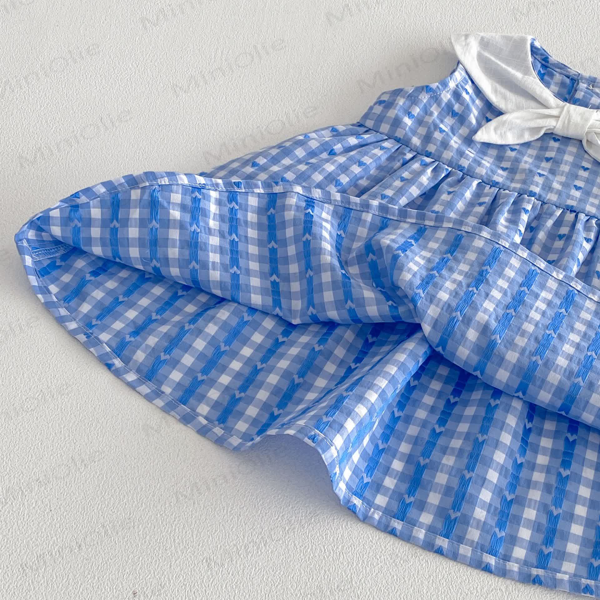ベビー・幼児用ギンガムチェック柄セーラーカラーDress、リボンベスト、またはギンガムチェック柄スカート - image 10