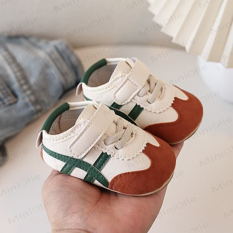 ベビー用カラーブロックファーストウォーカーシューズ - image 3