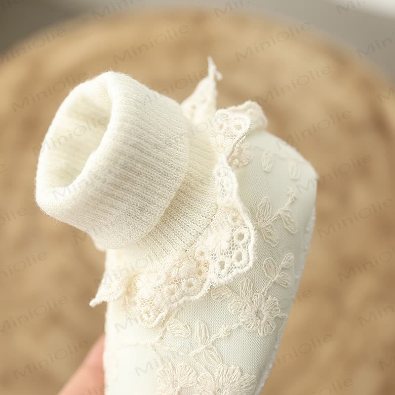 ベビー用レース刺繍ソックスシューズ - image 9