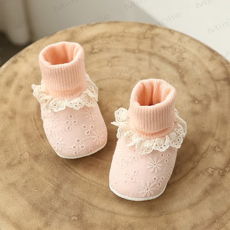 ベビー用レース刺繍ソックスシューズ - image 17