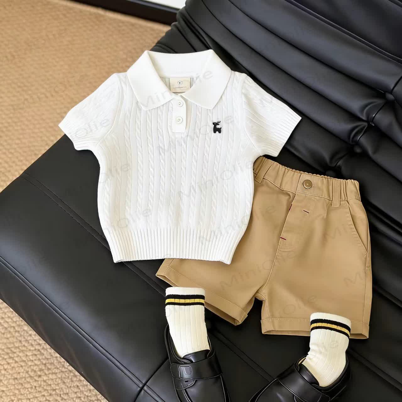 幼児用ポロセーターまたはショートパンツ - image 2