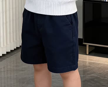 幼児用ポロセーターまたはショートパンツ - 青いショートパンツ - 8-9T - image 7