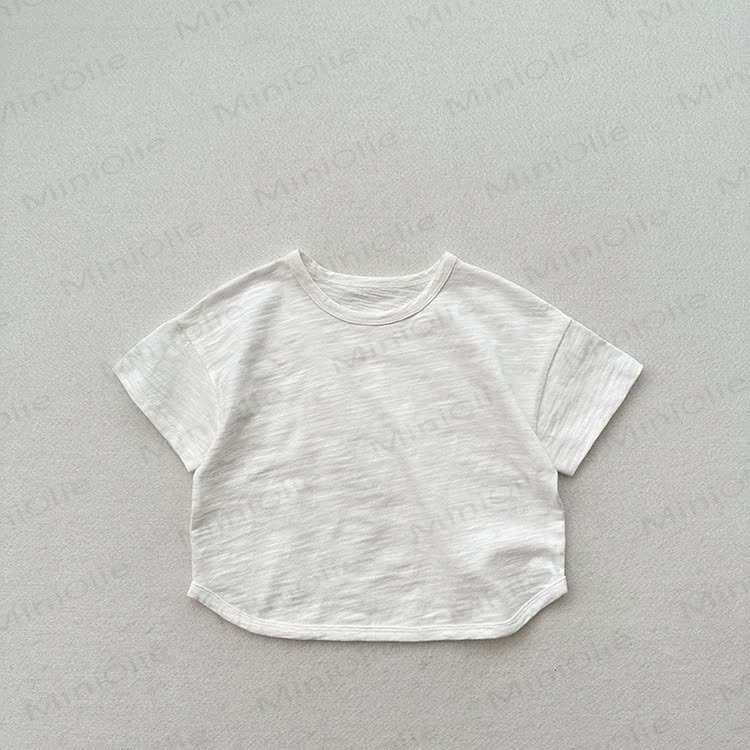 ベビー・幼児用無地サマーTシャツ - 白 - 6～7歳 - image 7