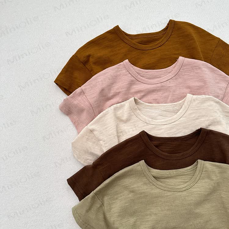 ベビー・幼児用無地サマーTシャツ - image 10