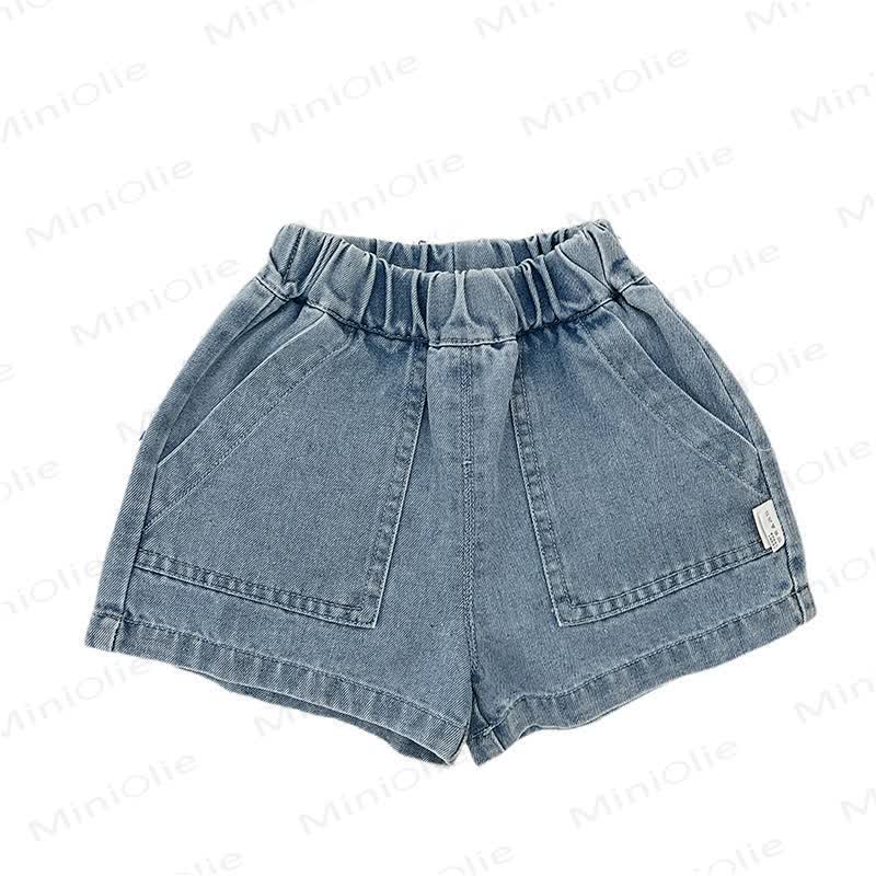 ベビー・幼児男の子用無地デニムショートパンツ - image 3