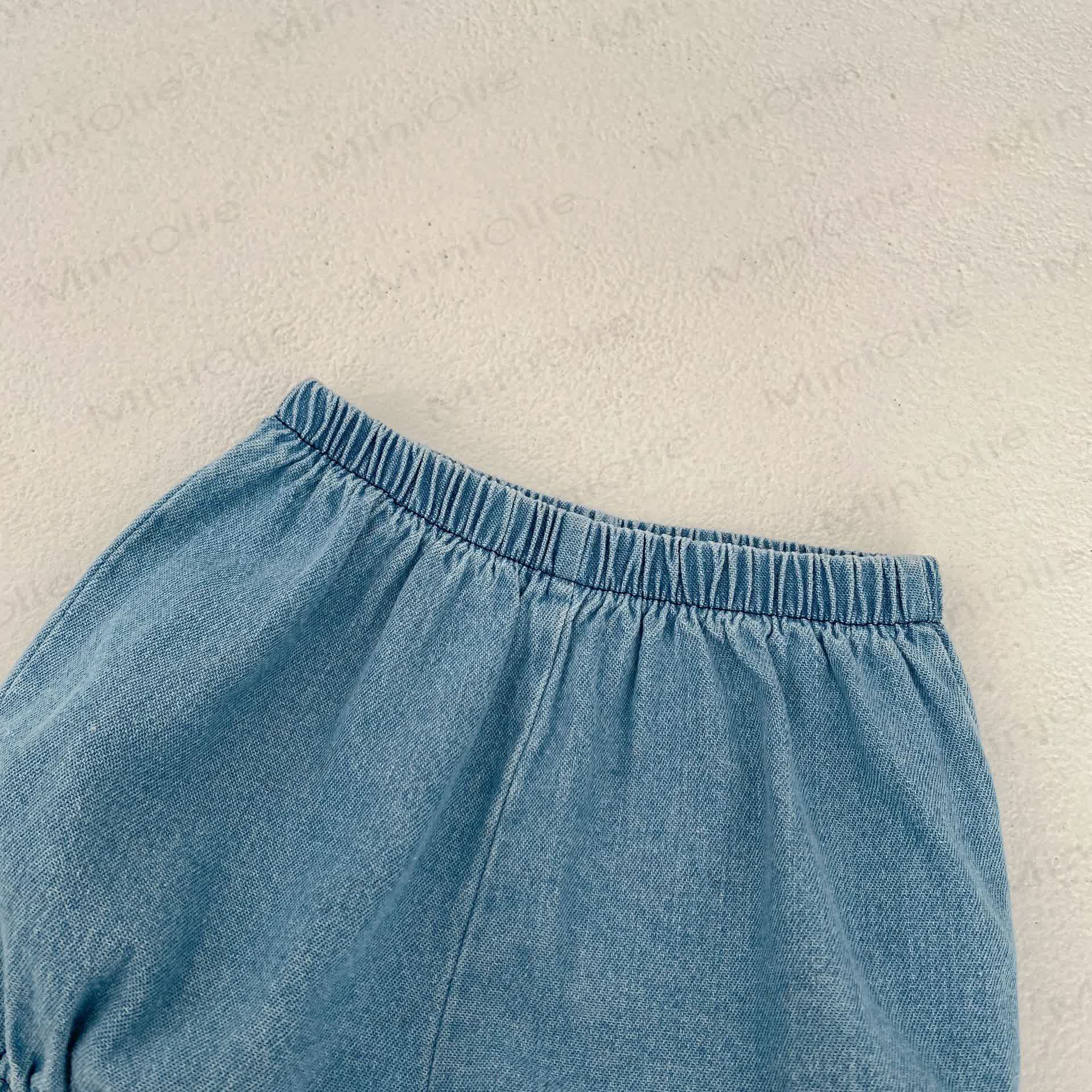 ベビーガール用デニムノースリーブセット - image 4