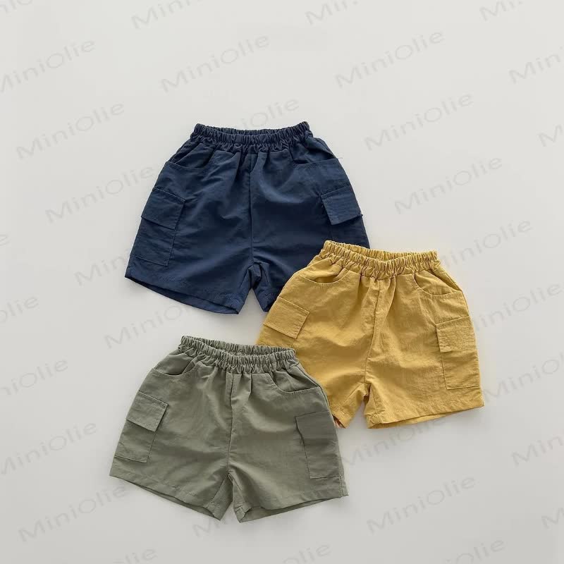 幼児男の子用無地ショートパンツ - image 1
