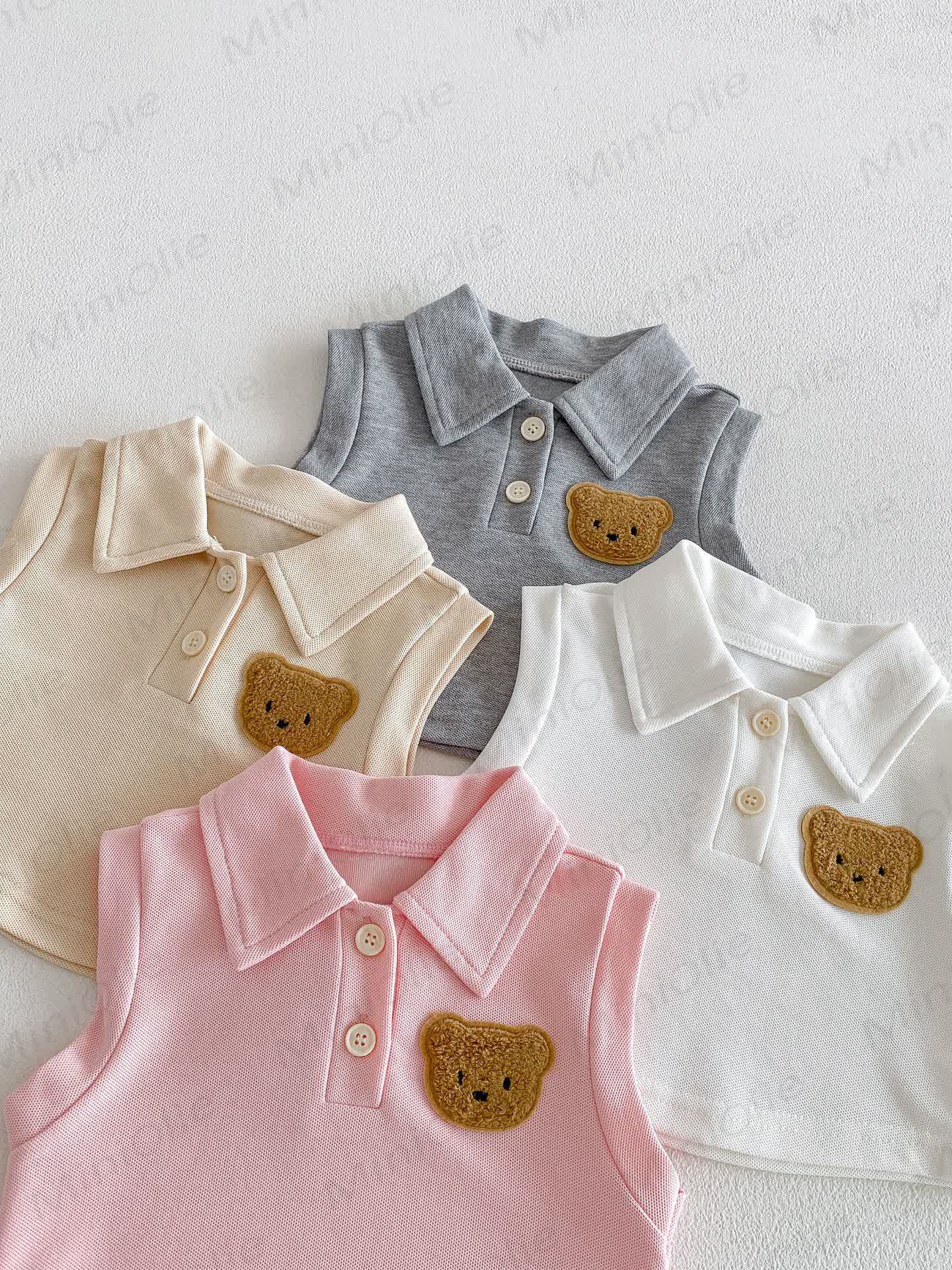 ベビー・幼児用女の子用ポロカラーノースリーブトップス＆スカートセット - image 6