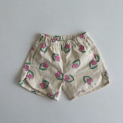 ベビー・幼児用ソフトショーツ - 白い花 - 3～4歳 - image 7