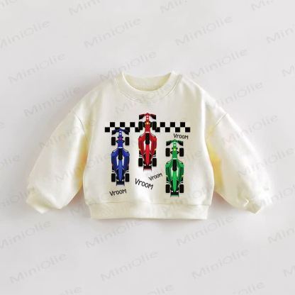 VROOMベビー幼児用クリームスウェットシャツ - クリーム - 3～5歳 - image 1