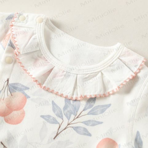 ベビー用花柄ロンパース - image 6