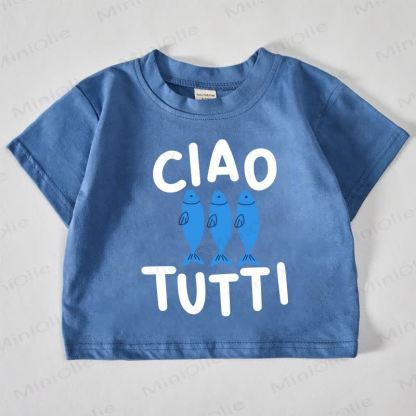 CIAO TUTTIベイビーフィッシュ ブルー T シャツ - 青 - 18～24ヶ月 - image 1