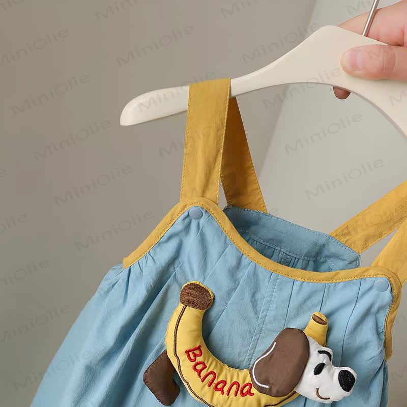ベビーバナナパピーコレクション オーバーオールとストライプTシャツの2点セット - image 4