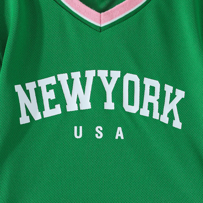 NEWYORK USAベビーガール用トップス＆スカート ツーピース スポーティーセット - image 11