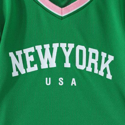 NEWYORK USAベビーガール用トップス＆スカート ツーピース スポーティーセット - image 11