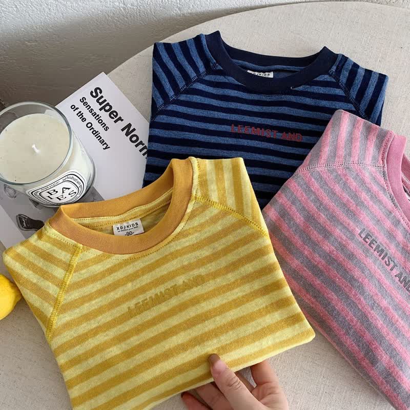 LEEMIST AND幼児用ストライプ長袖Tシャツ - image 6