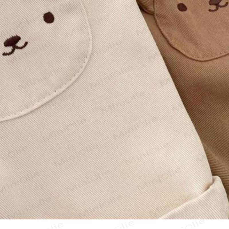 ベビー・幼児用コットン製クマ刺繍パンツ - image 7