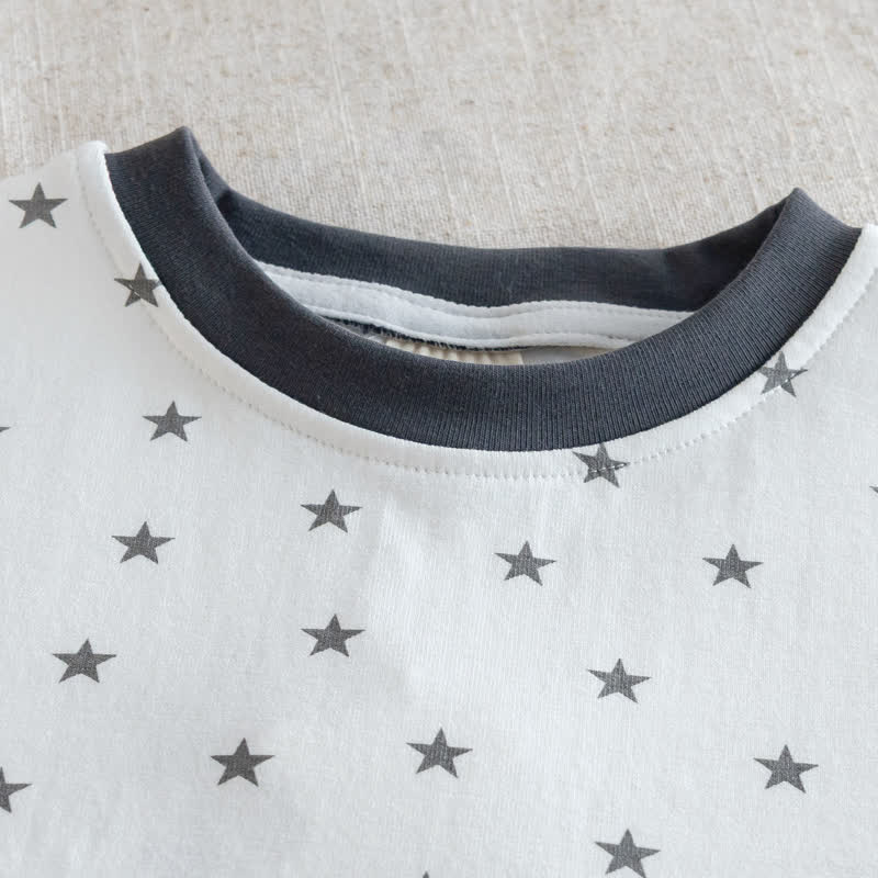 幼児用ベビースタープリントカジュアルTシャツ - image 6