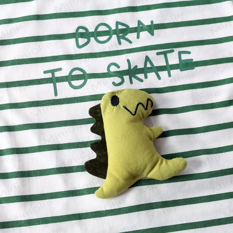 幼児用ソフトコットンアニマルプリントTシャツ＆ショートパンツ2点セット - image 5