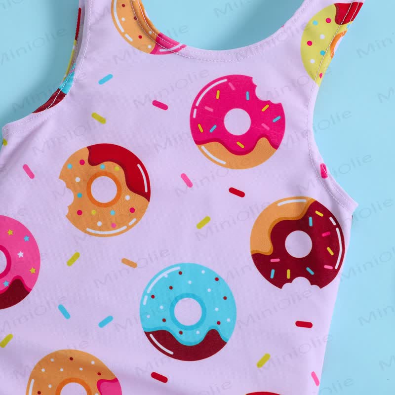 ベビー幼児用女の子向けノースリーブワンピースフリル水着ボディスーツ - image 4