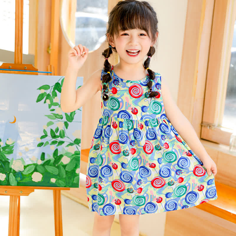 幼児用女の子向け花柄/アニマル柄サマーDress - image 39