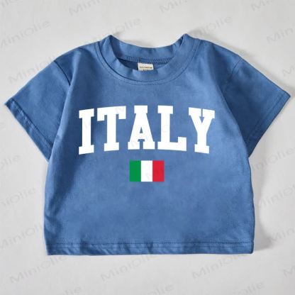 ITALYベビーブルーTシャツ - 青 - 18～24ヶ月 - image 1