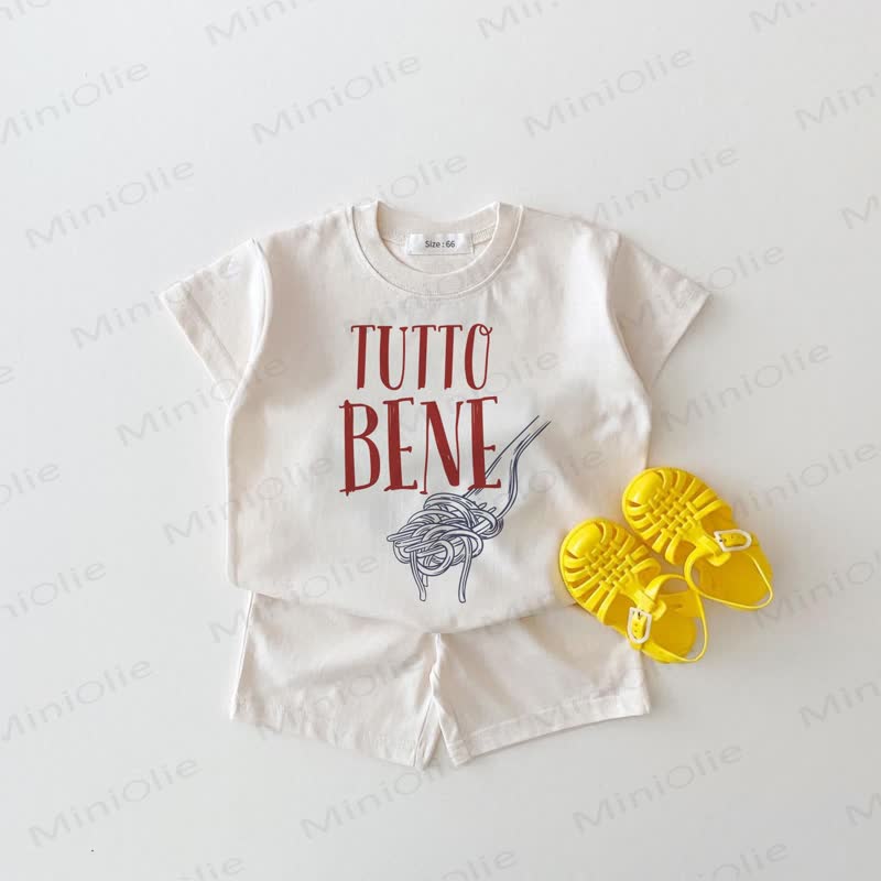 TUTTO BENEベビー 2点セット ホワイト - 白 - 18～24ヶ月 - image 1