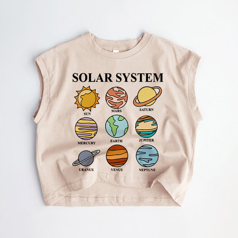 SOLAR SYSTEMホワイトTシャツ＆ショートパンツ 2点セット - 白 - 18～24ヶ月 - image 1