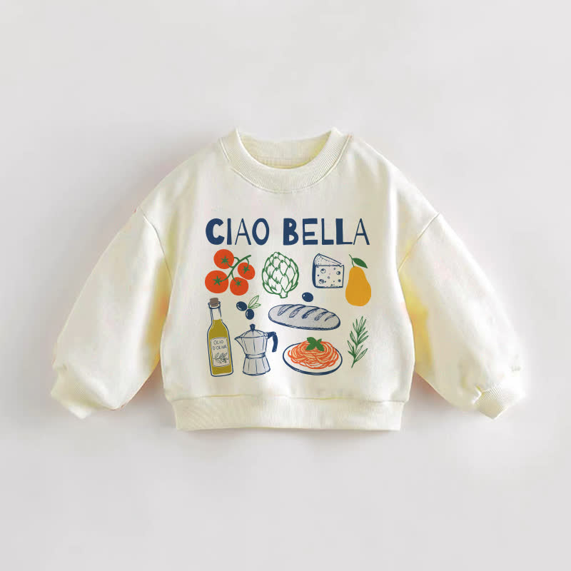 CIAO BELLA幼児用クリームスウェットシャツ - クリーム - 3～5歳 - image 1