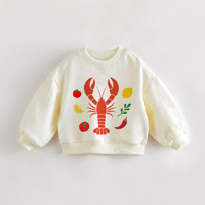 ベビー幼児用ロブスタークリームスウェットシャツ - クリーム - 3～5歳 - image 1