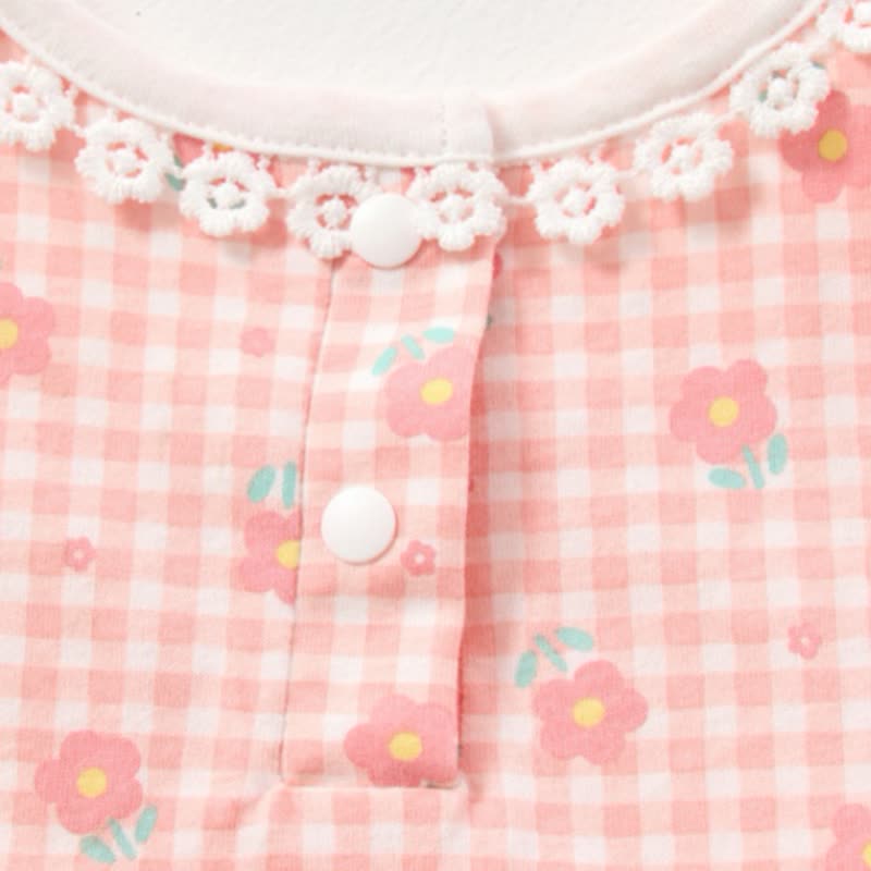 幼児用ベビーガールズプリントパフスリーブサマーDress - image 8
