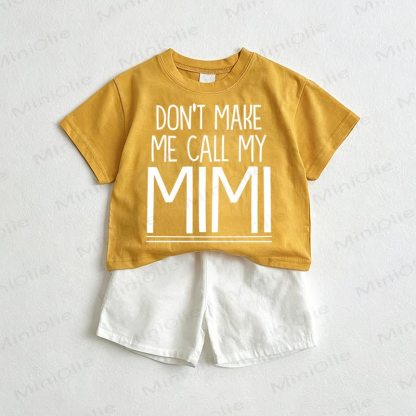 DON'T MAKE ME CALL MY MINIで - 黄色と白 - 3～5歳 - image 1