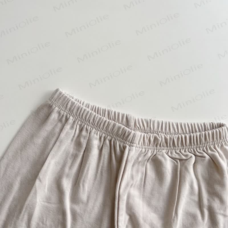 幼児用ソフトコットン製トップスとショートパンツのセット - image 13