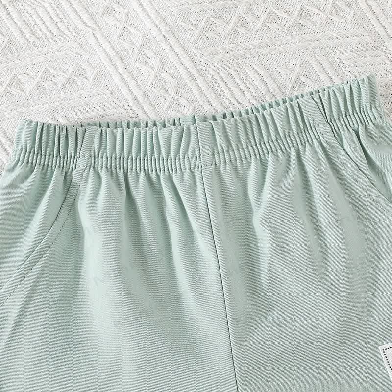 ベビー用ストライプ柄ポロシャツ＆ショートパンツ 2点セット - image 6
