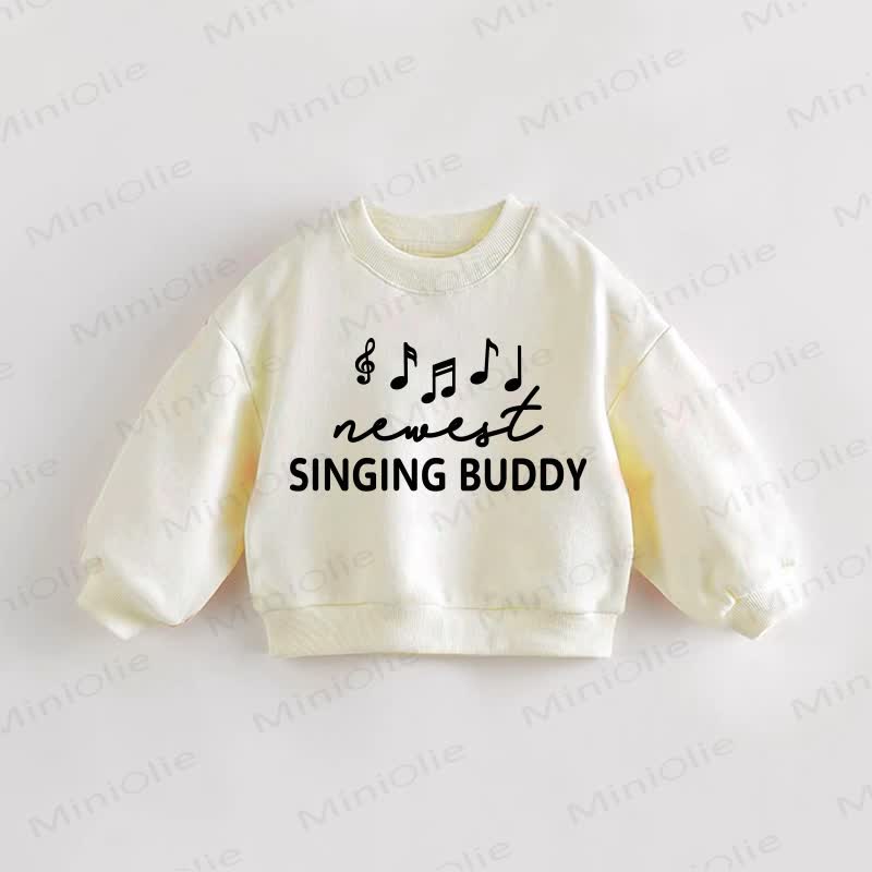 SINGING BUDDY幼児用スウェットシャツ - クリーム - 3～5歳 - image 1