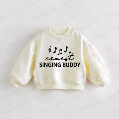 SINGING BUDDY幼児用スウェットシャツ - クリーム - 3～5歳 - image 1