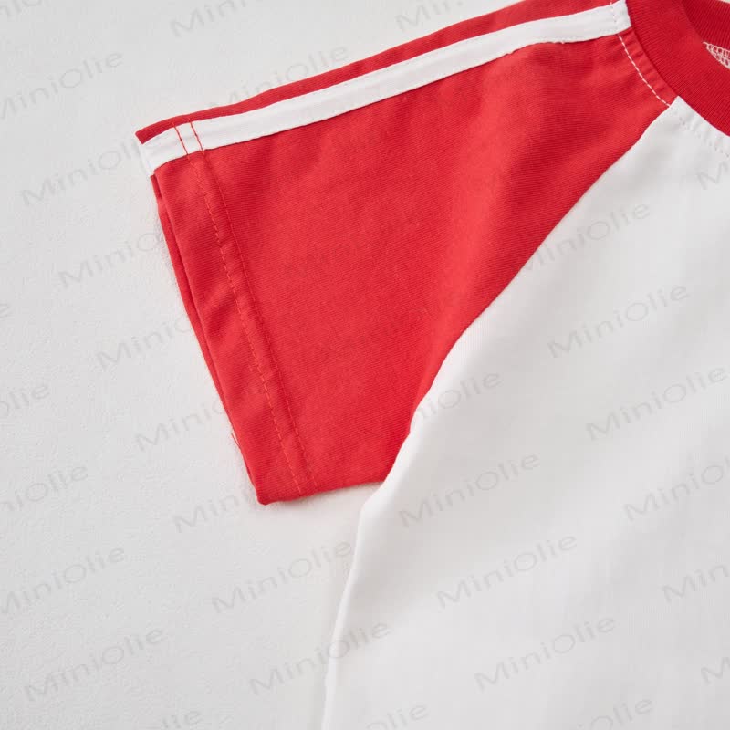 CIAO BELLAベビー用レッドTシャツ＆ショートパンツセット - image 4
